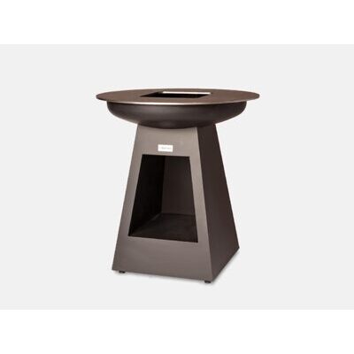 OnFire BBQ Höhe 100 cm, Schwarz, mit Holzfach